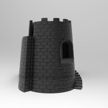 مدل سه بعدی برج دیده بان