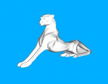 مدل مجسمه چیتا